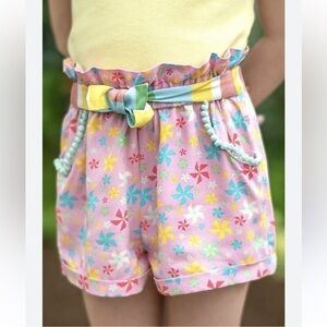 Matilda Jane lets go together Spin Spin Spin pinwheel pink Shorts 6